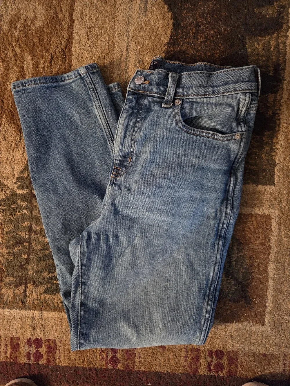 J Crew 90s Vintage Classic Straight Denim‎ Jeans Light Wash High Rise Size 29